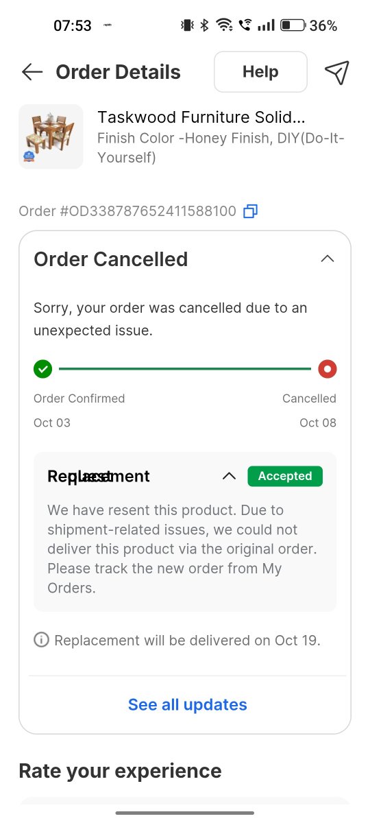 arradhhya's tweet photo. Absolutely trash logistics by @flipkartsupport . My order went from delivery on Oct 3 to 19 , despite being at the nearest hub , it showed shipment issues. This is unacceptable , its been 16 days since i placed the order , no customer support too , just a chat bot. https://t.co/QfAdxrDkYe