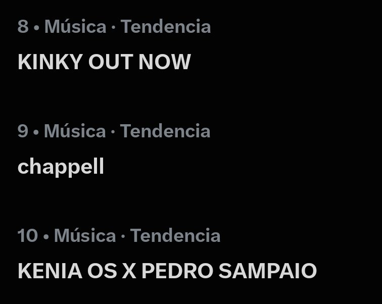 anioosss's tweet photo. AMBAS YA EN EL TOP 10 🇲🇽🔥
KINKY OUT NOW
KENIA OS X PEDRO SAMPAIO https://t.co/JcAE9Xx8Dx