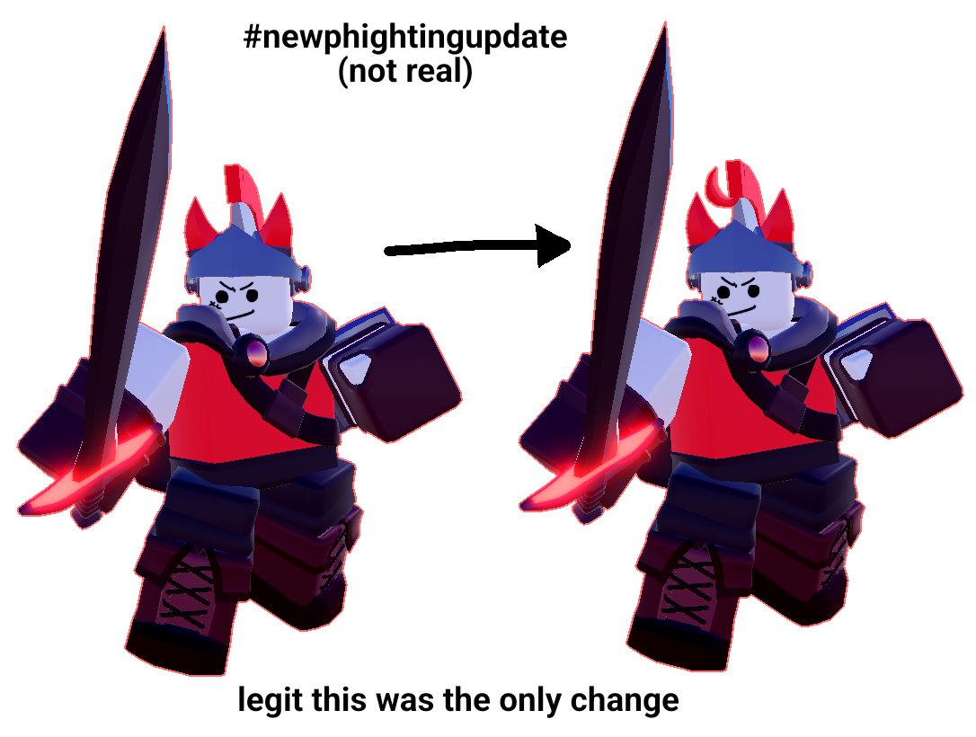 venomshannk's tweet photo. I had a dream that Sword's model updated but the only change was him getting his helmet ahoge added. Everyone freaked out about this change and acted as if this update was given to them by God. https://t.co/S8XdlD4Gii