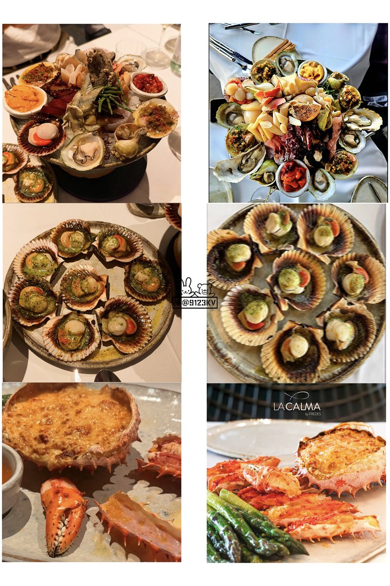 9123kv's tweet photo. Jungkook, V and J-hope visited La Calma by Fredes &amp; Ovalle, a highly acclaimed, contemporary seafood restaurant. It is one of the Latin America's 50 Best Restaurants and Chef Ignacio Ovalle was nominated at The Best Chef Awards.
📍Nueva Costanera 3832 local 2 Vitacura, Santiago https://t.co/xMoCul9I6O