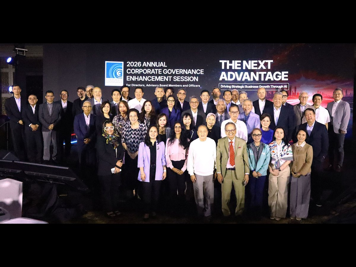 pldt's tweet photo. With AI rapidly evolving, organizations must go beyond use cases and rethink workflows, measure ROI on outcomes that matter, and govern for AI risk mgmt, architecture and security. This was among the insights discussed at the 20th Annual Corporate Governance Enhancement Session. https://t.co/yTGdPzSse1