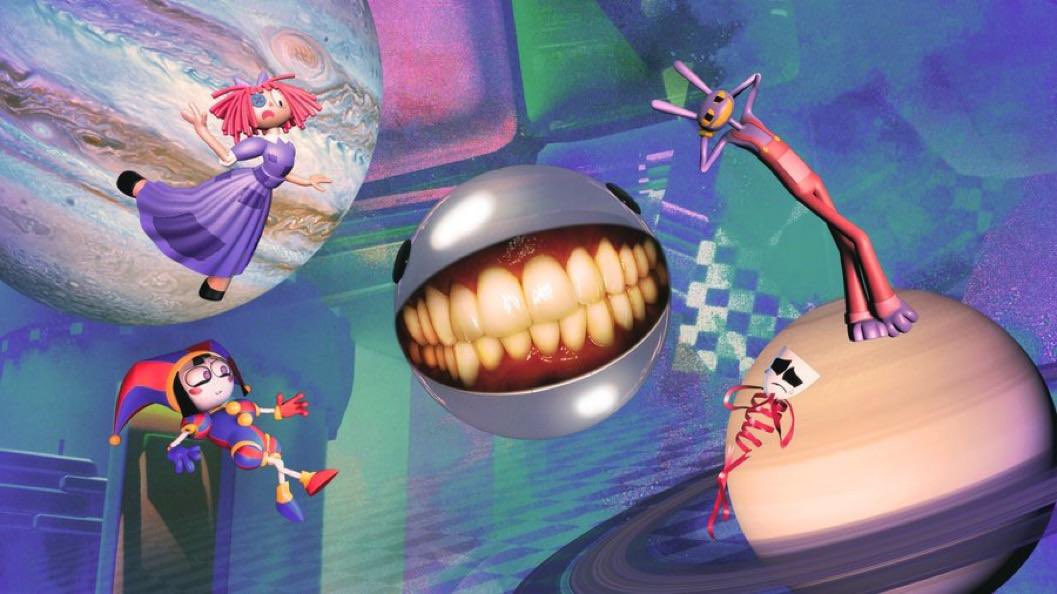 DrAwesomeV2's tweet photo. I still think TADC could’ve benefitted significantly from retaining this sorta uncanny valley, early computer-game vibe that the series presented itself as during the initial wave of promo material

Like this feels like a completely different atmosphere, let alone show https://t.co/IhmZrva2hz