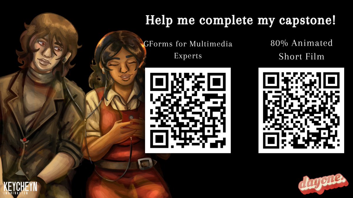 KeyCheyn_Art's tweet photo. Hello! 

If you are a professional artist or have familiarity in anything else related to the art and entertainment field, I hope you can help by watching the draft film and filling out the forms in order to complete my capstone!

Any help is appreciated! https://t.co/1E84mGBn24