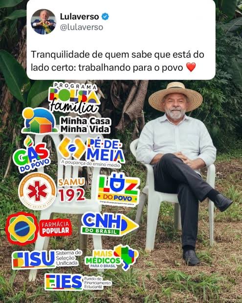 maleca's tweet photo. #LulaNaGlobo  #MudancaéComLula https://t.co/jED3aIPiAA