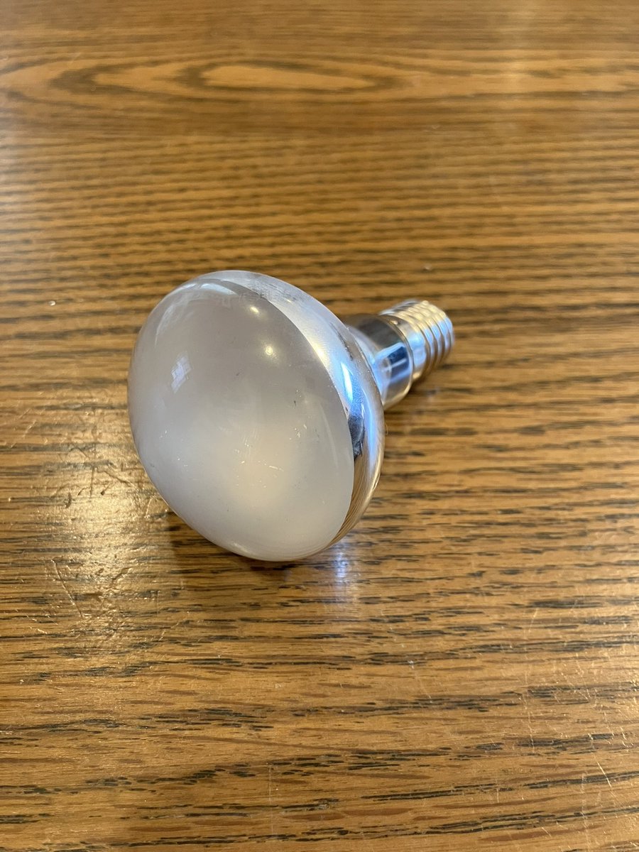 chloris_a's tweet photo. 20年間働いてくれた東芝の白熱球。昨日ついに寿命をお迎えになりました。
LEDにシフトすべきか、同じ白熱球を探すべきか…。 https://t.co/UZBeE0LIzS