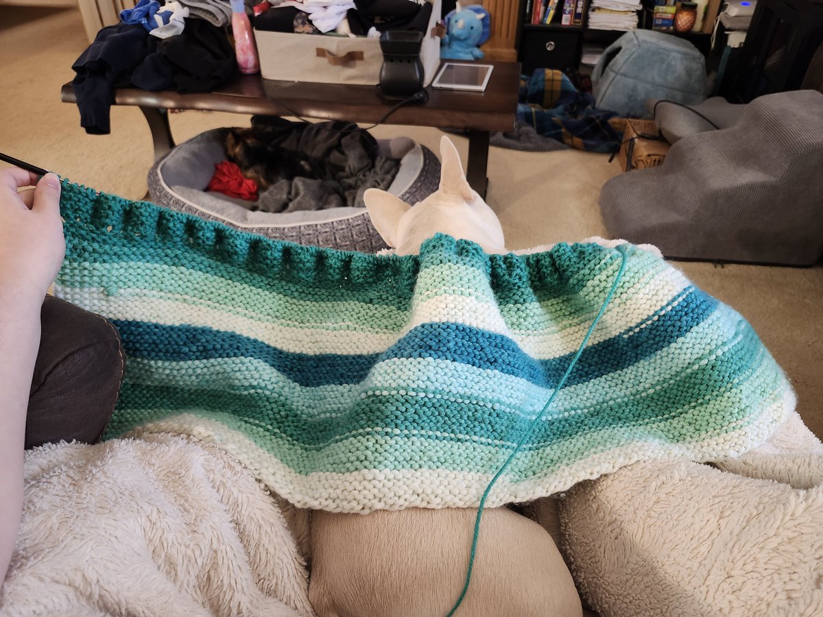 romantis0_0's tweet photo. Been lwk slaving away at this blanket instead of drawing i just wish knitting didnt take 500 years frowny face https://t.co/RvUSsZdn3D