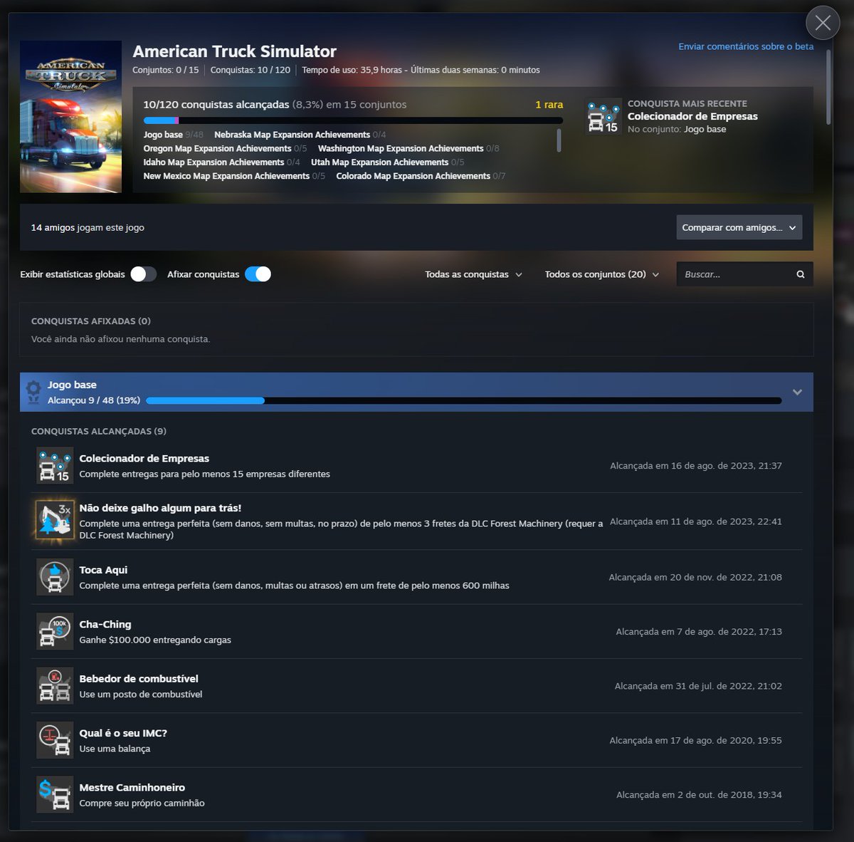 Gameplayscassi's tweet photo. Steam reformulou e melhorou o sistema de conquistas de jogos

Em uma grande reformulação no sistema de conquistas, o Steam melhorou significativamente o sistema de recompensas e agora as conquistas do Steam possuem conjuntos, que visam melhorar a experiência e visibilidade das conquistas de jogos que você já resgatou ou que vai resgatar em breve na sua jogatina.

Essa atualização está no momento em beta, e segundo o Steam, esses conjuntos de conquistas foram criados para ajudar os jogadores a organizarem melhor as suas conquistas.

Cada conjunto de conquistas possui a sua própria barra de progresso, apresentando o seu avanço nele. Assim que você alcançar todas as conquistas de um conjunto, o Steam comemorará o momento e adicionará um troféu de “conjunto concluído” ao seu perfil. O conjunto continuará marcado como concluído mesmo se novas conquistas forem adicionadas posteriormente a ele.

Segundo o Steam, existem dois tipos de conjuntos de conquistas:
Conjuntos de conquistas do jogo base
Conjuntos de conquistas de conteúdos adicionais

Porém não são todos os jogos que já possuem esse novo conjunto de conquistas, já que são os desenvolvedores que precisam enviar essas informações para o Steam. Até o momento, apenas os jogos listados abaixo possuem o novo modelo.

Against the Storm
Age of Wonders 4
American Truck Simulator
Call of Duty®: Modern Warfare® 4
Crusader Kings III
DREDGE
Euro Truck Simulator 2
Forza Horizon 5
Flock Around
He is Coming
LEGO® Batman™: O Legado do Cavaleiro das Trevas
Left 4 Dead 2
Portal 2
PowerWash Simulator
PowerWash Simulator 2
Team Fortress 2

Para conseguir usar esse novo conjunto de conquistas, você precisa ativar o beta na sua conta do Steam, através da aba de interface, no menu de configurações do seu aplicativo.

https://t.co/0nFagX6Axk