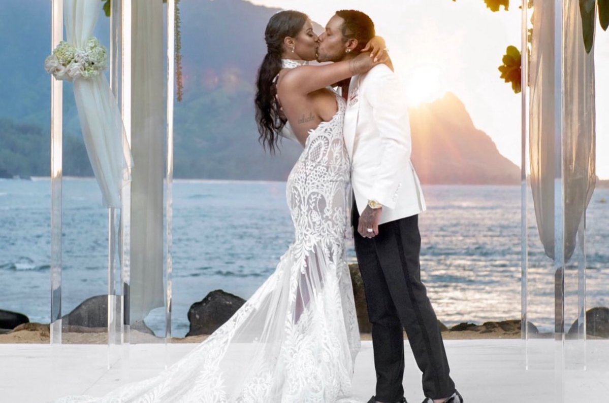 wavecheckers's tweet photo. Kid Ink &amp; his wife celebrating their 10th Wedding Anniversary 💍 https://t.co/XX5EKLbjNt