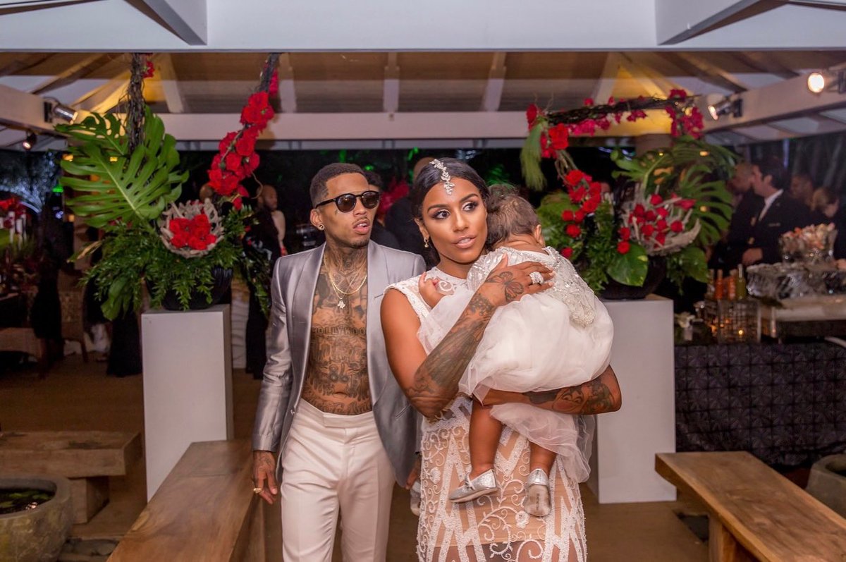 wavecheckers's tweet photo. Kid Ink &amp; his wife celebrating their 10th Wedding Anniversary 💍 https://t.co/XX5EKLbjNt