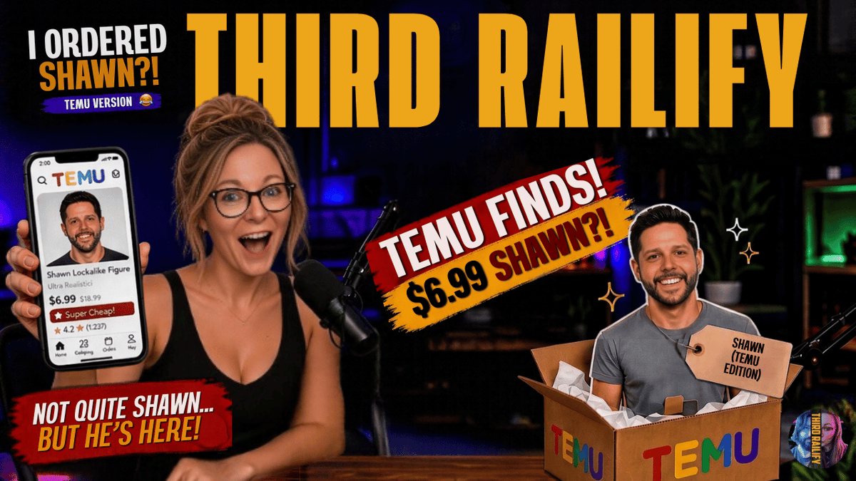 ThirdRailify's tweet photo. 🚨 TONIGHT ON THIRD RAILIFY 🚨
Shawn’s out sick (the Canadian finally met a germ that didn’t immediately apologize and leave).

Filling in is the one and only @SimpleDvy — self-proclaimed idiot, semi-hilarious podcast menace, the guy who somehow keeps getting invited back… and the official Temu Shawn. Same chaotic energy, slightly lower resolution, way more “I ordered this for $12.99 and it arrived in a plastic bag.”

Expect pure chaos with Gina (@Shrty7081), zero adult supervision, and maximum roasting.

No plan. No filter. Just Davy freestyling his way through the night while the chat decides if this is an upgrade or a hostage situation.

Live chaos at the usual time. Bring snacks, lower expectations, and prepare for the dumbest good time of the week. 🔥😂
Links Below 👇🏼