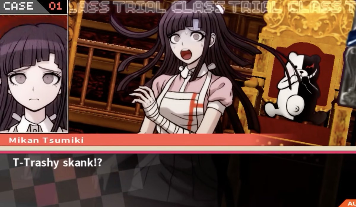tsumugiv3's tweet photo. hiyoko and mikan is like the prototype kokichi and miu https://t.co/vvS6Jq8ye1