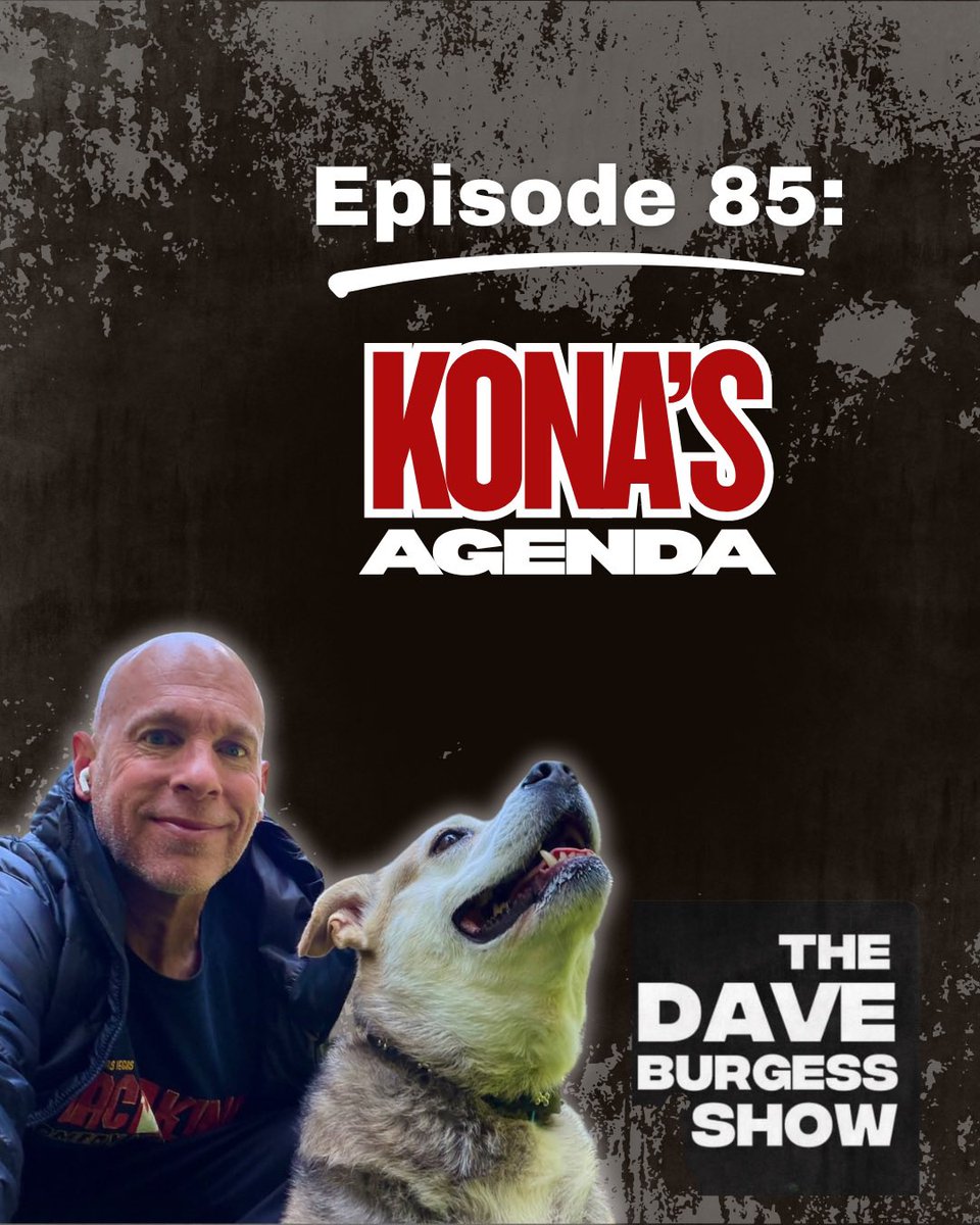 burgessdave's tweet photo. Kona’s Agenda. 
Surrendering control one dog walk at a time.
It’s episode 85 of the #DaveBurgessShow.

https://t.co/yO3wOu1gSU
#tlap #leadlap #dbcincbooks #dogsofx #teachersofx https://t.co/lXS0eDQqad