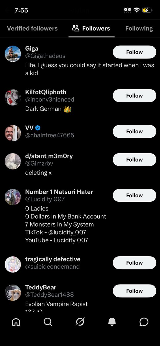 25Xwarrior's tweet photo. @vivibleood Their all fucking weirdos Especially Chainfee Go to his page u and you Geek Dork ass friends weirdos https://t.co/KnJ7ZBQCxE