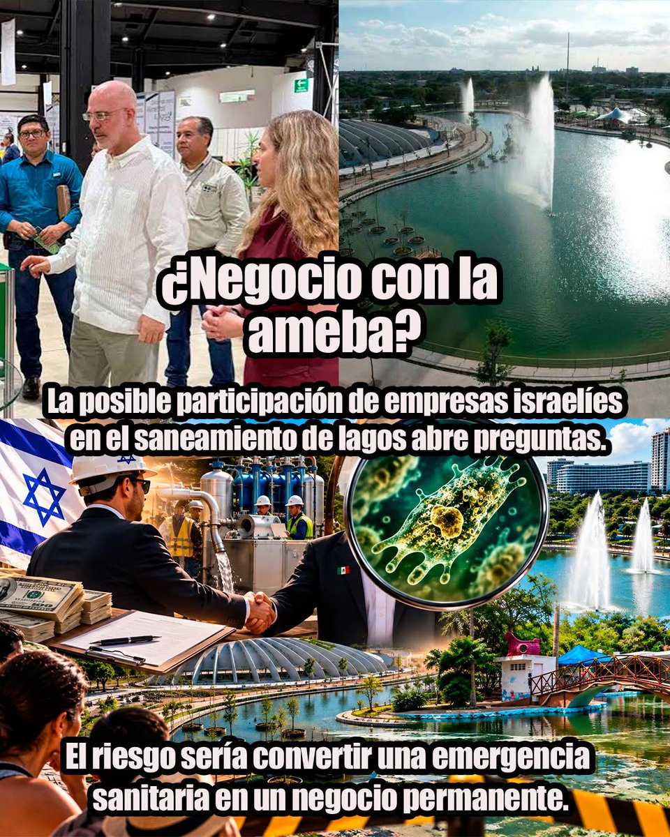 Saceci's tweet photo. ¡ISRAEL INVADE A YUCATAN!🚨
Ya no contaminan el agua con desechos tóxicos, ahora la contaminan con bacterias.🦠 https://t.co/fh3mUiSha4