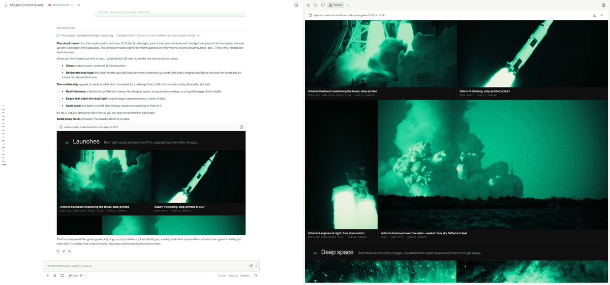 connortbot's tweet photo. Hella cool use of cloud agents is experimenting with brands by having it present mood boards

You can have multiple running in parallel trying out new colour grades, sources, and 3D renders (e.g. with Blender!)

Incoming 👀 https://t.co/raVY3h54dl