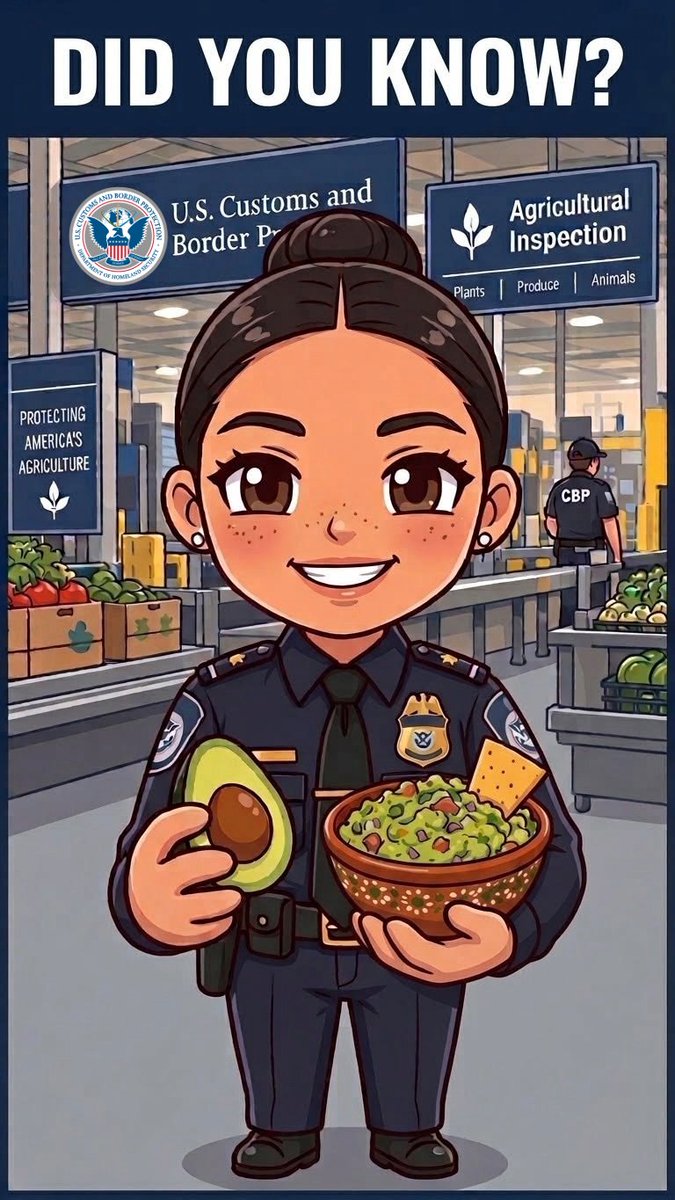 DFOSanDiegoCA's tweet photo. Did you know? While whole fresh avocados from Mexico face entry restrictions; guacamole can be brought across when avocados are mashed, the pit is removed, and they are combined with all those classic ingredients.

#ImperialValley #SanDiego #DidYouKnow  #CBP https://t.co/si6L1v4w9g