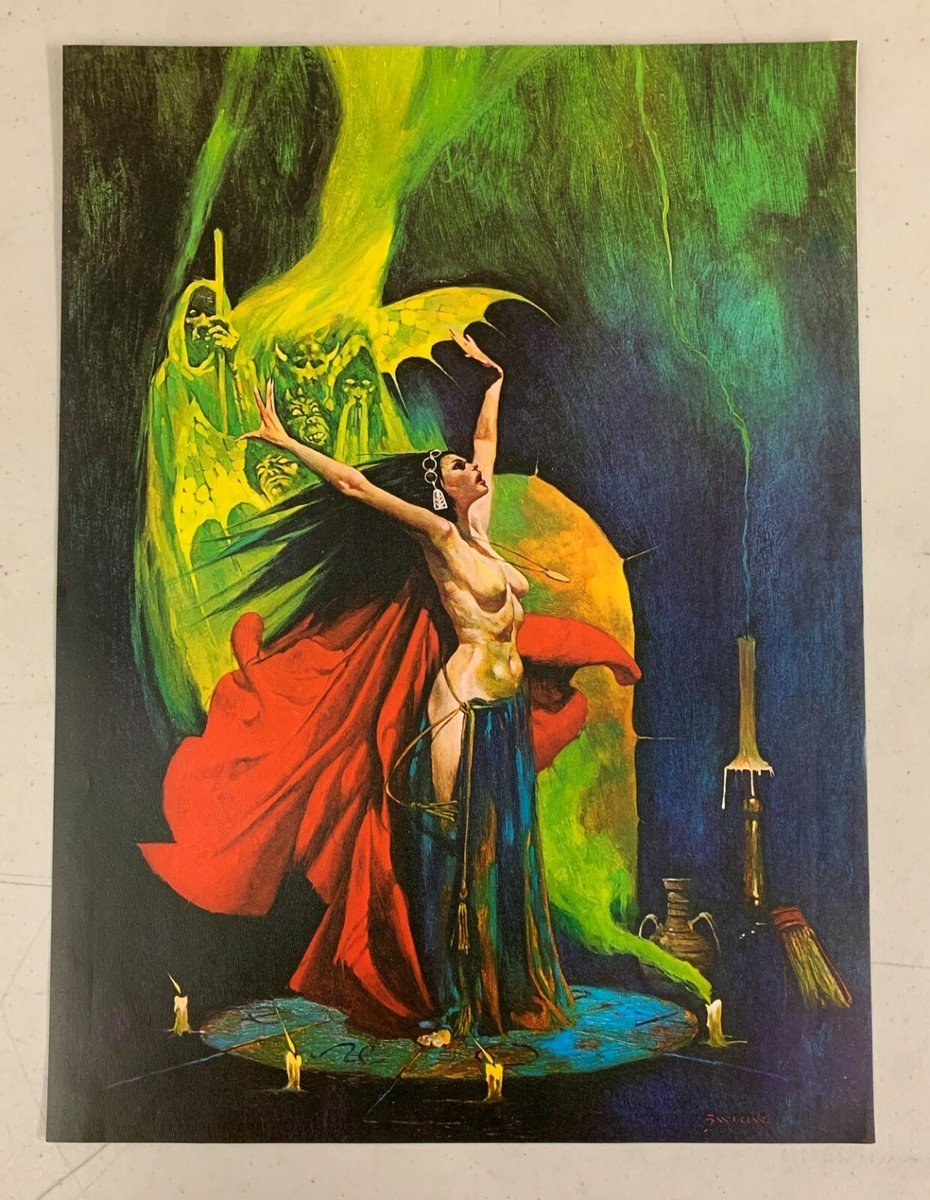 eroc0303's tweet photo. Sanjulián passed away October 14, 2026, at the age of 85. Sanjulián, the professional pseudonym of Manuel Pérez Clemente, is a renowned Spanish painter and illustrator. He is an absolute fantasy art KING with Frazetta, Vallejo, Kelly &amp; TSR team. 😢 #ArtIsLife 🎨 🖼️ https://t.co/fJozxtzPaY