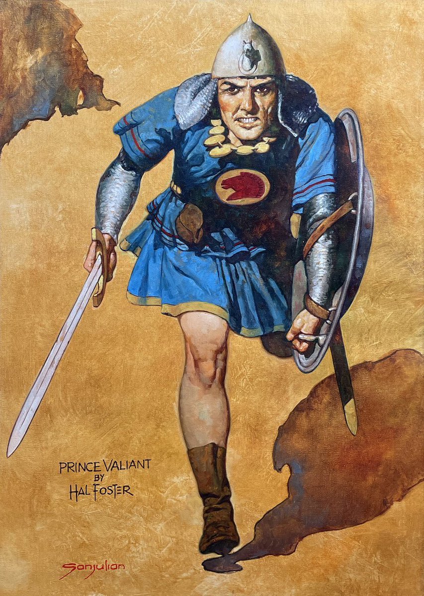 eroc0303's tweet photo. Sanjulián passed away October 14, 2026, at the age of 85. Sanjulián, the professional pseudonym of Manuel Pérez Clemente, is a renowned Spanish painter and illustrator. He is an absolute fantasy art KING with Frazetta, Vallejo, Kelly &amp; TSR team. 😢 #ArtIsLife 🎨 🖼️ https://t.co/fJozxtzPaY
