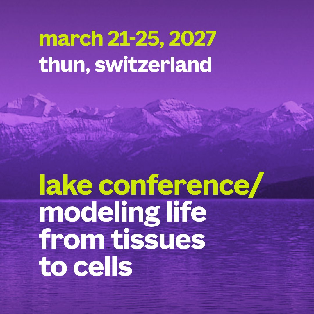 AllenInstitute's tweet photo. #CellBio community, this one is for you! Applications are open for the #LakeConference on Modeling Life from Cells to Tissues!

📆  Mar. 21-25, 2027
📍 Lake Thun, Switzerland
🔬 All career stages welcomed

Apply to attend by 12/10: https://t.co/YZD6E3rlcQ https://t.co/LVB8f7q9Tx