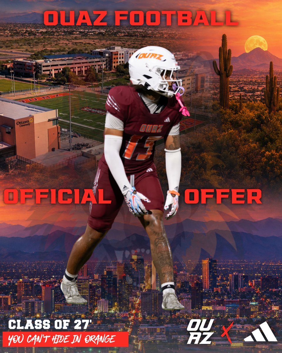 eastongus's tweet photo. After a great call with @Coach_Needham67,  I am incredibly grateful to receive an offer to play college football at @OUAZFootball!

Thank you @CoachMurphyQB and @CoachJDominguez for this opportunity!  Let’s go!

@Josh_Montzingo @CoachSpooner_ @ballersinutah @Monsta39 @PTrenches @pauuneil @SlingintheP @Andy_Pham1 @MooseB90 @BrownbearSLC @c_bangs @TheRushUtah