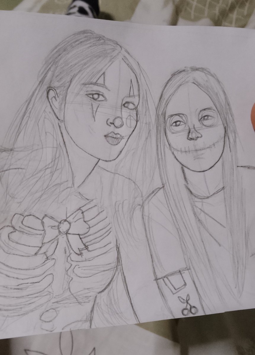Fresitadeari's tweet photo. . ݁₊ ⊹ . ݁˖ . ݁༉‧₊˚.🎃 💀. ݁₊ ⊹ . ݁˖ . ݁༉‧₊˚.

`|| @samyrivera  @arigameplays|| 

otra vez yo haciendo dibujitos de mis favs porque simplemente NO PUEDO evitarlo 😭💗🎨 RIVARI MI ROMAN EMPIRE. https://t.co/jSIZRWOKIw