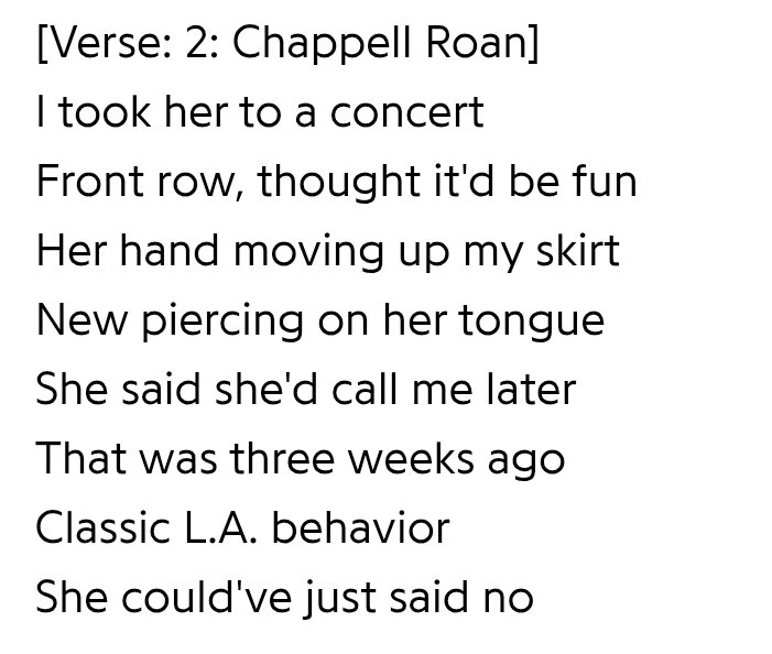misamoart's tweet photo. fucking love chappell's verse in expectations remix https://t.co/Nw5bdLQq2O