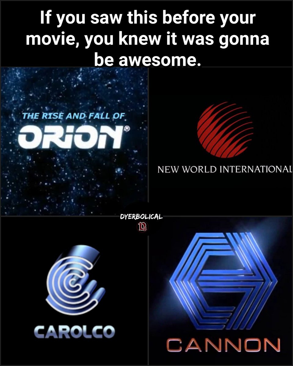 RetroMoviesDB's tweet photo. These studios represent some awesome movies and sweet memories https://t.co/o7Q2gufngA