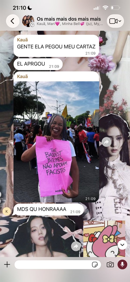 nija2229's tweet photo. E meu amigo que teve o cartaz "roubado" pela olivia santana na manifestação de salvador, maior orgulho https://t.co/h5PVx6TMtZ