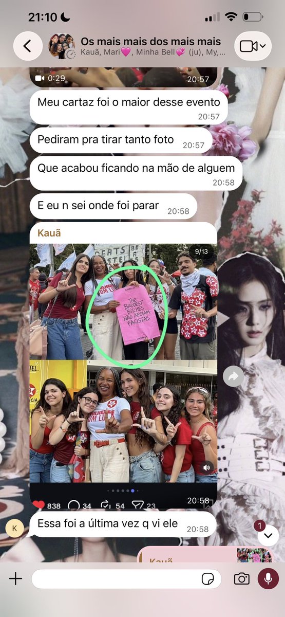 nija2229's tweet photo. E meu amigo que teve o cartaz "roubado" pela olivia santana na manifestação de salvador, maior orgulho https://t.co/h5PVx6TMtZ