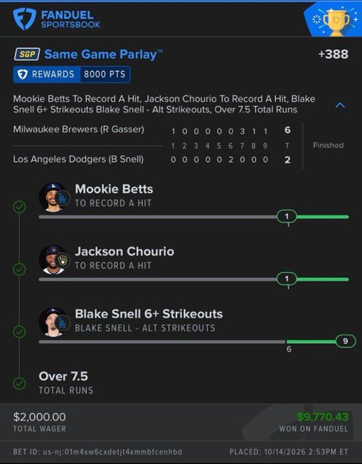 Mike628919686's tweet photo. 🏒 NHL: $3,627
⚾ MLB: $9,770
⚽ SOCCER: $11,967

OVER $25,000 IN COMBINED PAYOUTS ACROSS 3 SLIPS! 💰

THE RWTW COMMUNITY IS DIFFERENT 😭🔥

JOIN THE FREE COMMUNITY 👇

https://t.co/Oma9Em1jBU

#NBA 🏀 @Playbook https://t.co/3ixNz2cTCO