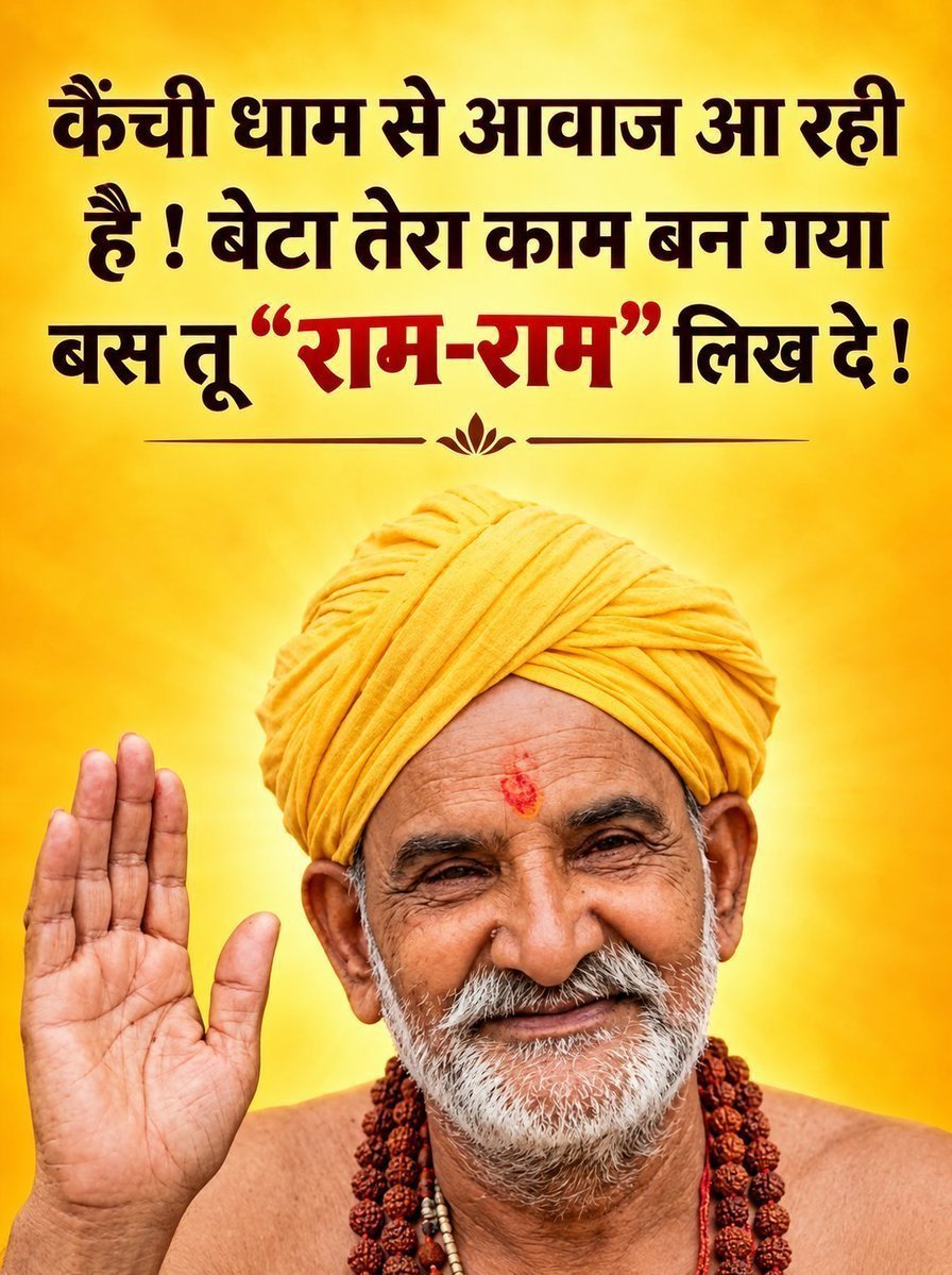 chetanuppal's tweet photo. राम राम सीताराम 💐🙏 जय श्री बजरंगबली 💐🙏  जय बाबा नीम करौली जी महाराज 💐🙏 https://t.co/ZXfGOnQaJa