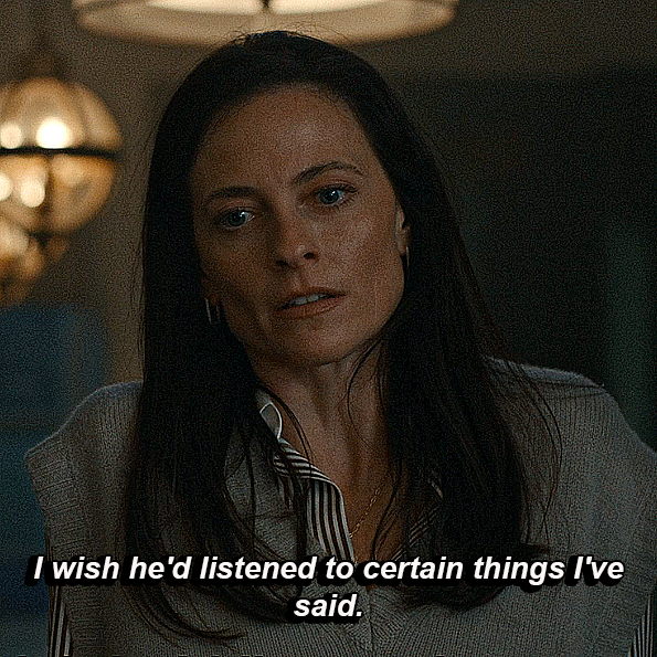 ScreenTalkHouse's tweet photo. Not even the presence of Kevin's family can stop Bella from humiliating him.  She can't even pretend to respect her husband for five minutes. #Mobland #Mobland https://t.co/TN4GeAdkHz