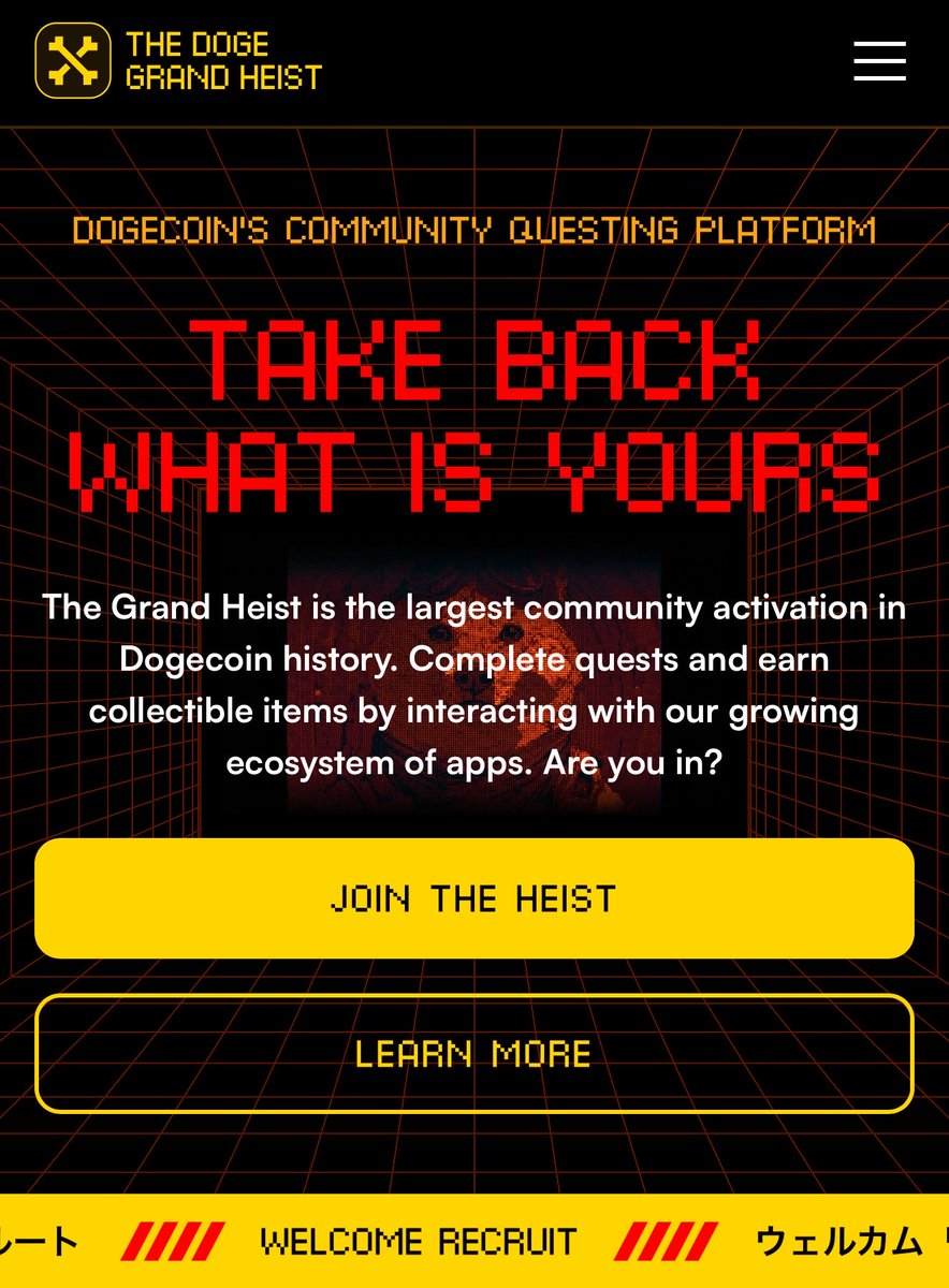 MyDogeVN's tweet photo. Get @MyDoge V3 in just 3 steps: https://t.co/WLK0Tg0z1q

1. New here? Download MyDoge. Already have it? Update to version V3.
2. Open your wallet and get ready.
3. Enter The Great Heist and begin your first mission.
Lore: https://t.co/KWWd4K8I01
Quest: https://t.co/9xPhrLHDLP https://t.co/DsyQlHdFgS