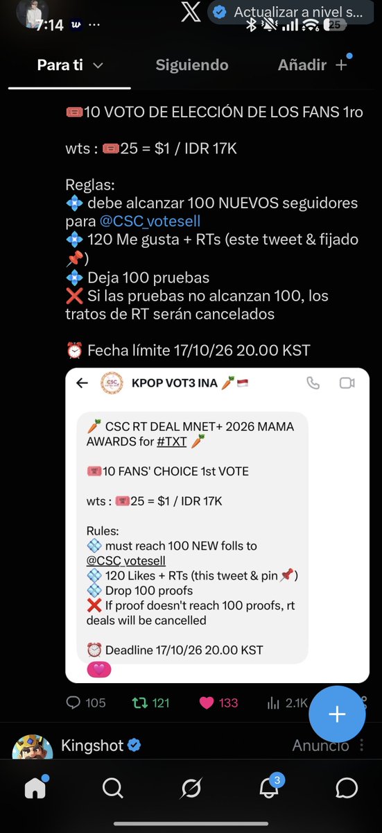 mzgyun's tweet photo. @L0VELYBEOMIE @CSC_votesell Done for #txt https://t.co/c1OVZH73nQ