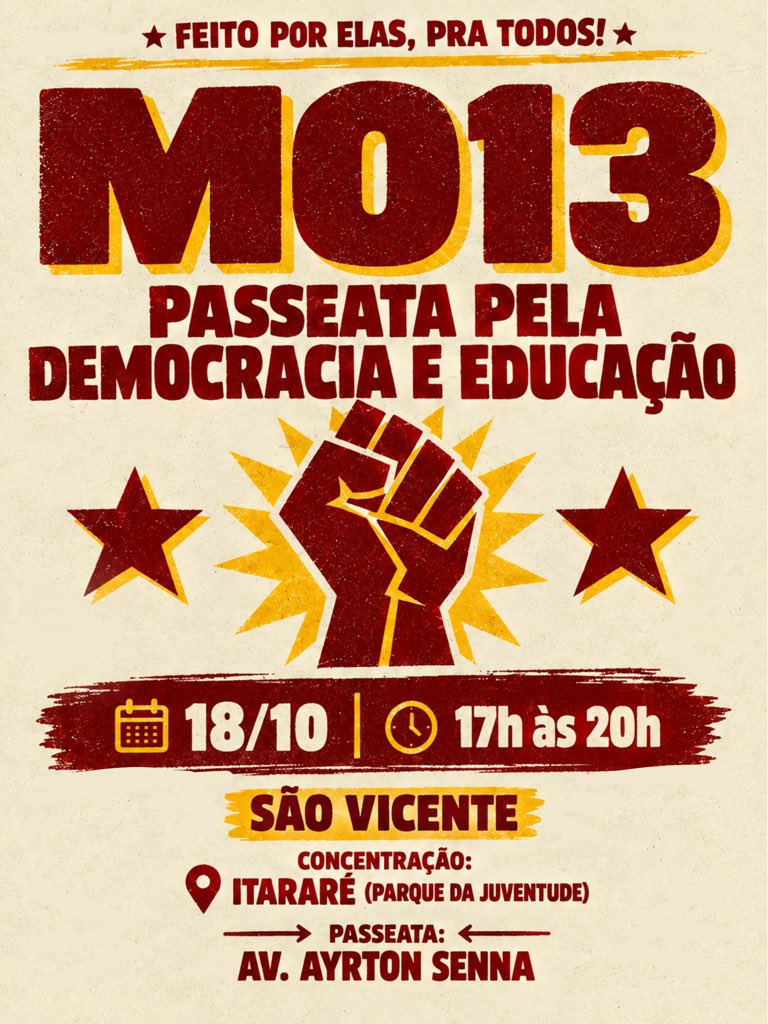 movimento013's tweet photo. @isadorarlb Estamos tentando entrar em contato com eles para uma possível unificação de movimentos, pois o nosso já está burocráticamente alinhado nas papeladas… E nosso ato seria no dia 18!! Quem sabe eles vejam e aceite a proposta, queríamos ajudá-los .

(Marquem eles no nosso último X) https://t.co/FHK2vt2xqZ