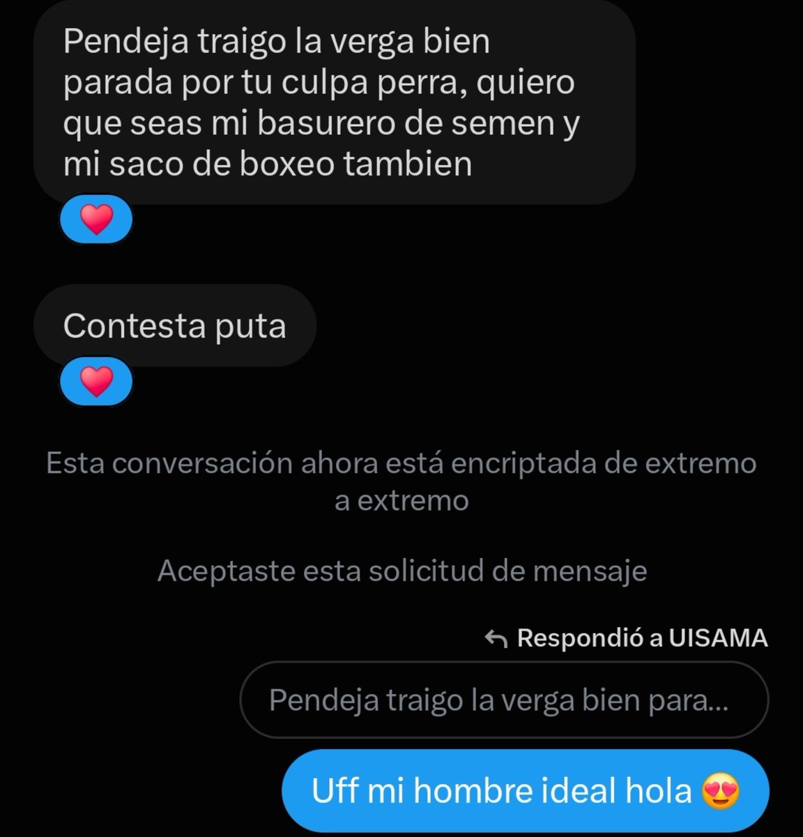 Angelas6i's tweet photo. Mensajes que contesto de manera instantánea 😍 no como los aburridos hola jaja 🤣 https://t.co/s4DI8grd2D