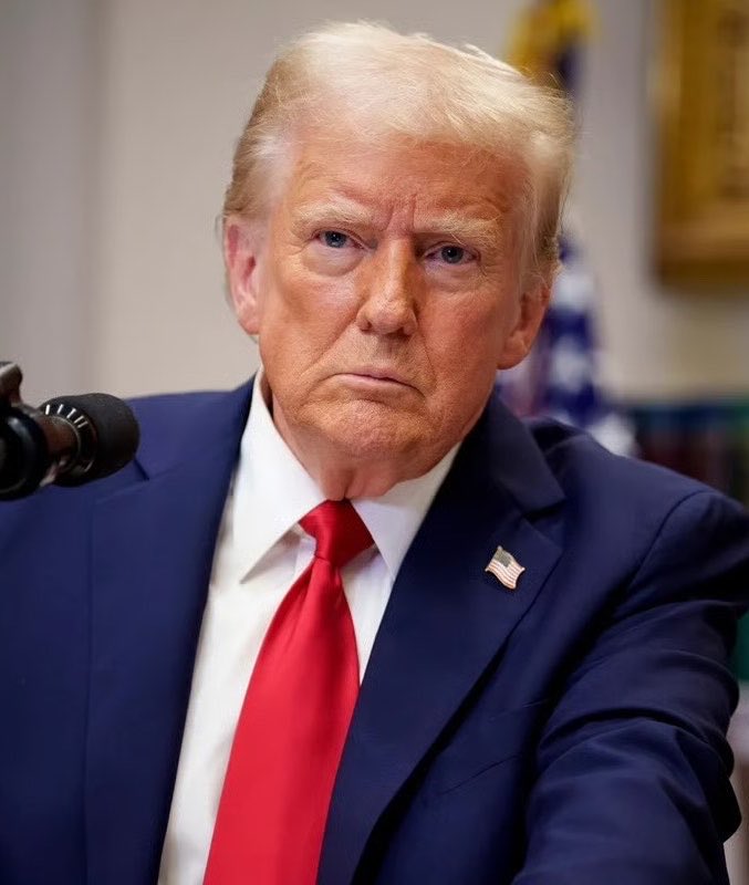 BRICSinfo's tweet photo. JUST IN: 🇺🇸🇮🇷 President Trump says US will not use nuclear weapons or deploy ground troops against Iran. https://t.co/XbhXBlFARP