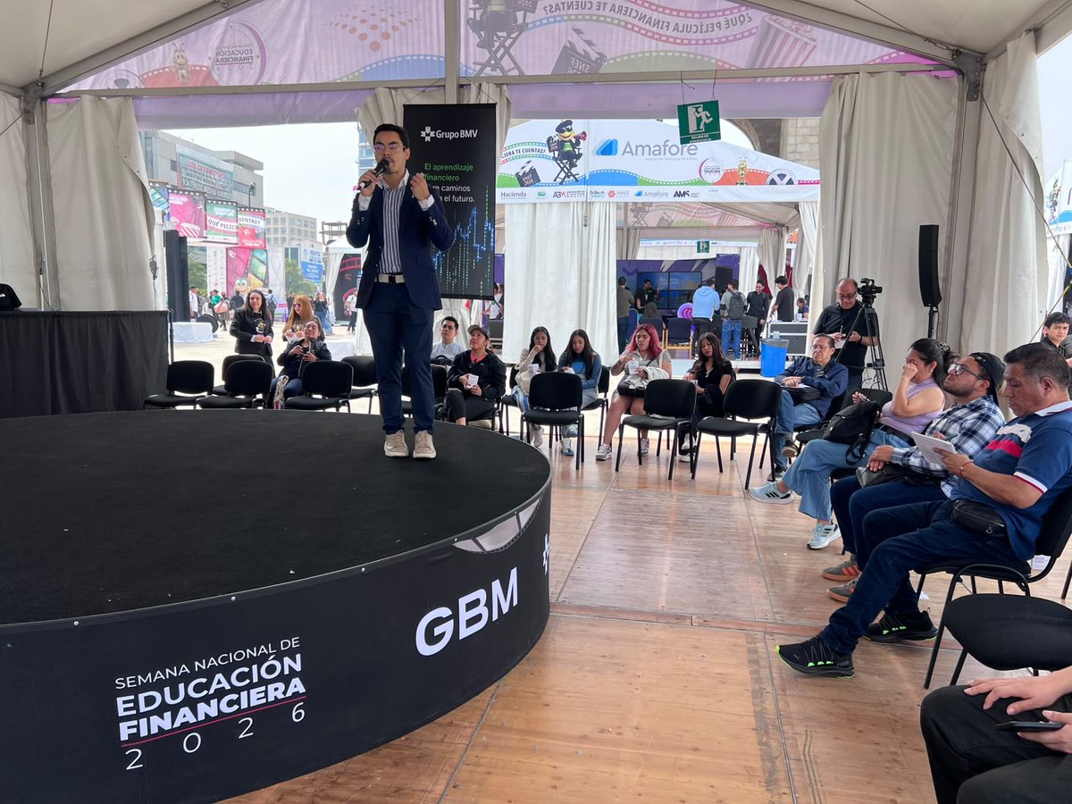 AMIB_Valores's tweet photo. ¡Así vivimos el primer día de actividades en la #SNEF2026!
Gracias a todos los asistentes que se dieron cita en el Foro Inversiones para hablar de la importancia de las herramientas de inversión para hacer crecer su dinero.
https://t.co/j3ozT4S7lR
@CondusefMX @Hacienda_Mexico https://t.co/7a70mKSxmq