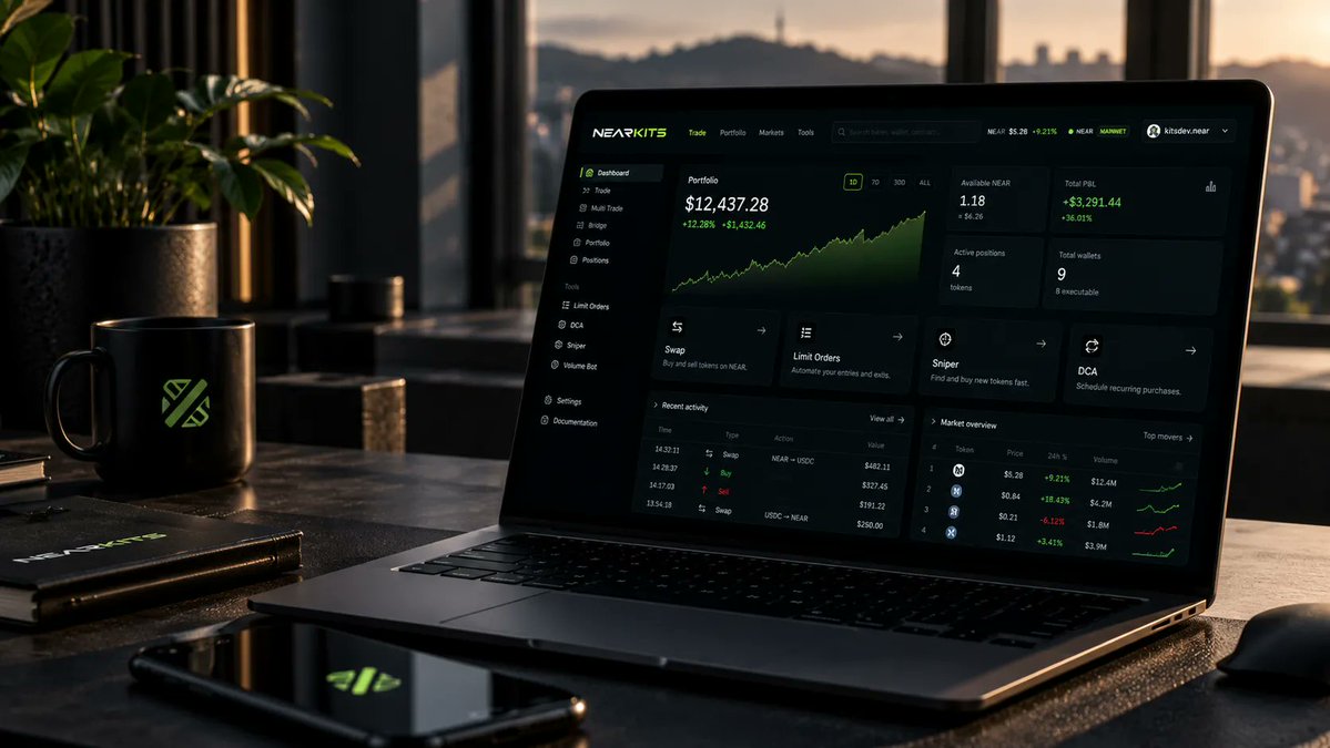Near_Kits's tweet photo. NEAR needs more than another swap interface.

It needs tools that help traders.

That’s what we’re building with NEARKITS.

Less noise. Better tools. One terminal. ⚡

$Kits solana:5Upkgkqx9nZJGDCz4Kgo8tiT995Gu1PiF7AGMQbBxEg #near #nearkits #nearterminal #tradingterminal #nearly #nearprotocol