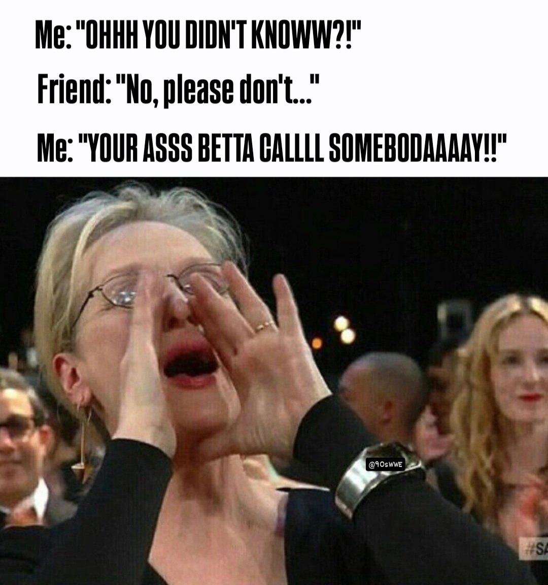90sWWE's tweet photo. Me, every single day, for absolutely no reason https://t.co/zkpbckRSHh