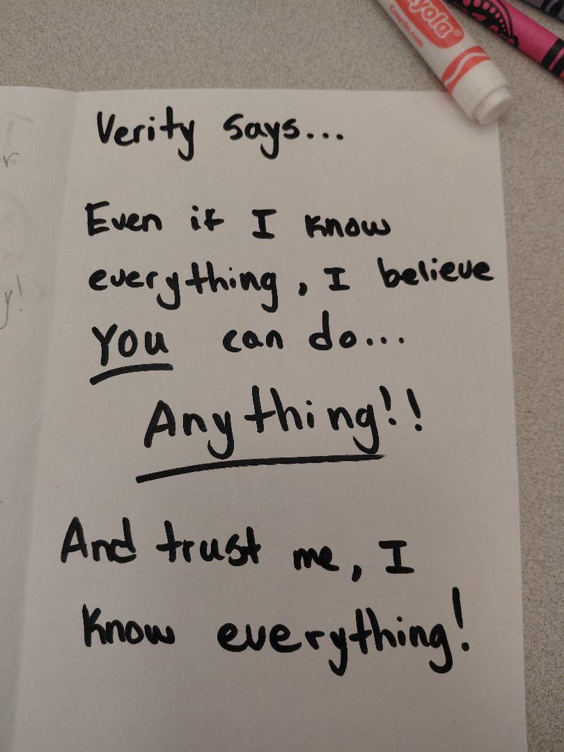 gartenofdondon's tweet photo. bf had to make a card for a child and this is the cutest and stupidest shit ever im so sad https://t.co/DqaqQ1O9UI
