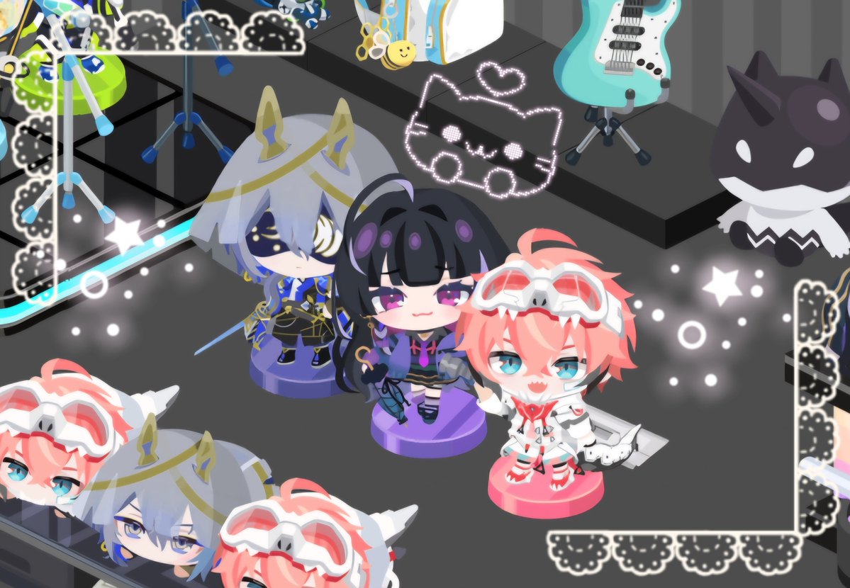 ssc_kirsche333's tweet photo. ナリメロコラボありがとうございました🩷💜あつめきったぞ～！！！
酒やメとくもやんも並べられて嬉しい😭 https://t.co/PyPIPnFD0H