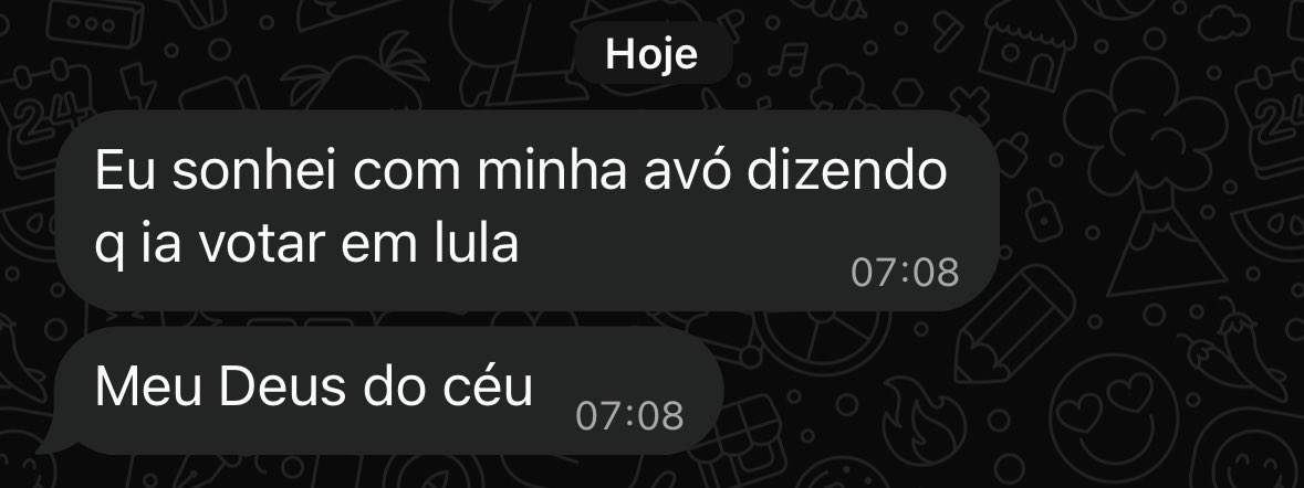 sobefeitoz's tweet photo. Minha amiga vota 22 por lealdade a avó falecida 
terça feira eu disse que ia rezar para a avó dela aparecer em sonho dizendo em quem ela devia votar 

HOJE: 👇🏻👇🏻 https://t.co/tRoxL4dLxh