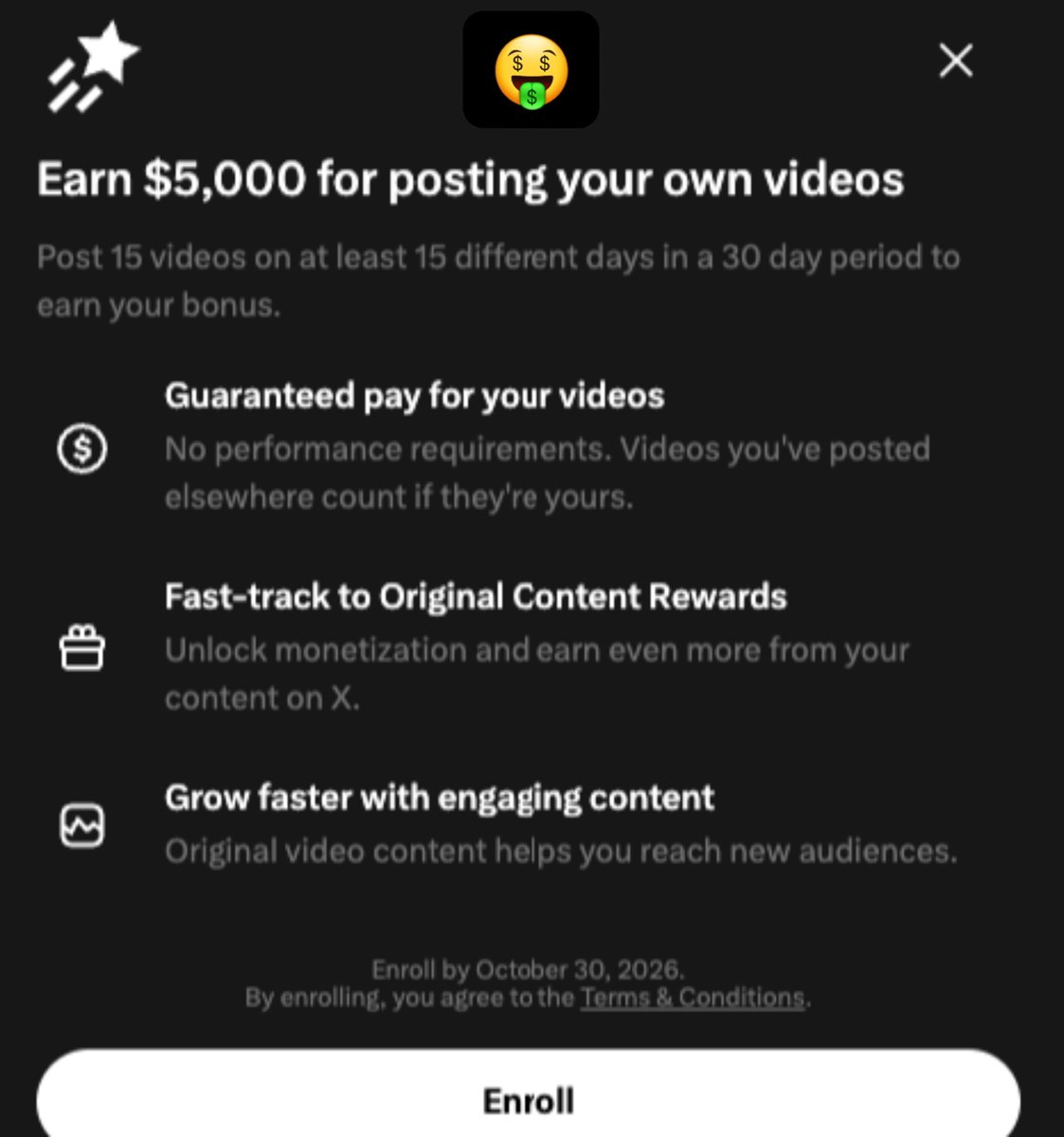 itsBilal's tweet photo. are you invited in X video kickstart bonus program ??? https://t.co/gF6bX6XU7c
