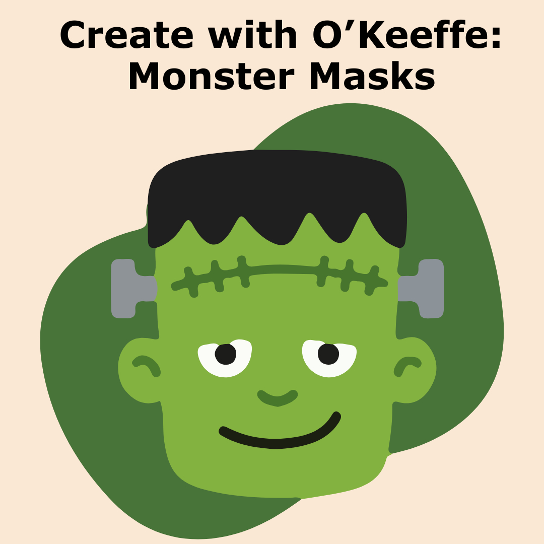 sfpl's tweet photo. Create with O'Keeffe: #MonsterMasks
#MainLibrary Children's Room
Thursday, October 22, 2026
3:30pm–4:30pm
Kids, get ready for the spooky season by creating your very own monster mask out of recycled materials!
@okeeffemuseum https://t.co/MOYxLstAaj