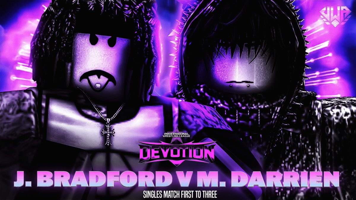 PWLROBLOX's tweet photo. ITS CONFIRMED 👀

After Michael Darrien responded to @pushpastmylimit claiming that with a second opportunity he would win in a rematch, The Punisher has OFFICIALLY Accepted his challenge.

"You want another beating, kid? I'm feeling generous. You've got it."

We'll see Bradford get his match THIS SUNDAY on #RBLXDEVOTION 🔥