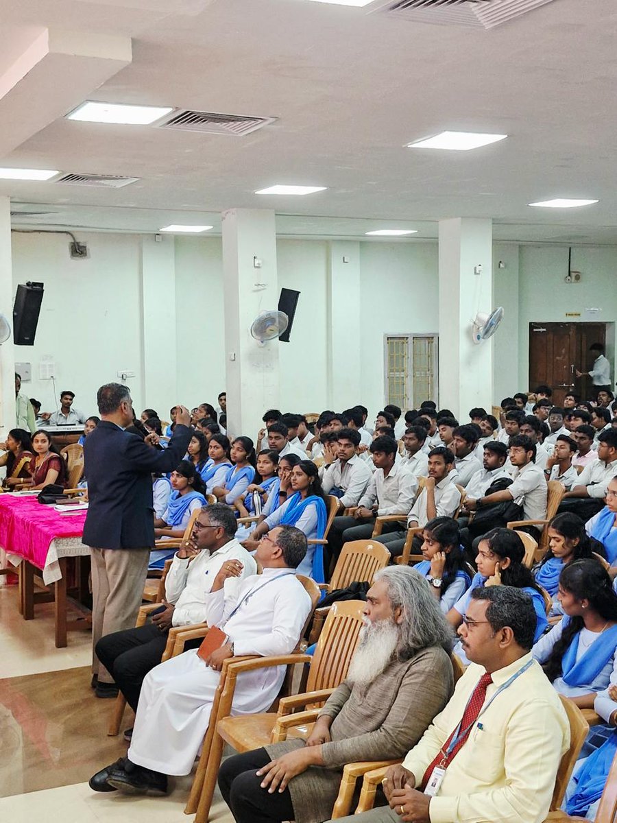 stxaviersmedia's tweet photo. St. Xavier’s Catholic College of Engineering (SXCCE), Nagercoil, organized the SHAX Installation Programme 2026–2027, welcoming the newly elected office bearers. The programme featured an inspiring address by Chief Guest Dr. G. Rexin Thusnavis.
#SXCCE #SHAX #StudentActivities https://t.co/M3acvg6R6N