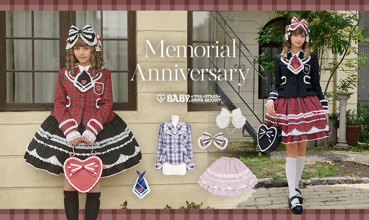 BABY_THE_STARS's tweet photo. 【#BABY新作情報】Memorial Anniversaryシリーズが登場🎀
https://t.co/C6V7gTPgH7
店舗ご予約希望受付期間(抽選)▼
2026年10月16日(金)～10月19日(月)12時
通販ご予約期間(先着)▼
2026年10月16日(金)12時～10月19日(月)12時 https://t.co/KCvSdEuyrG