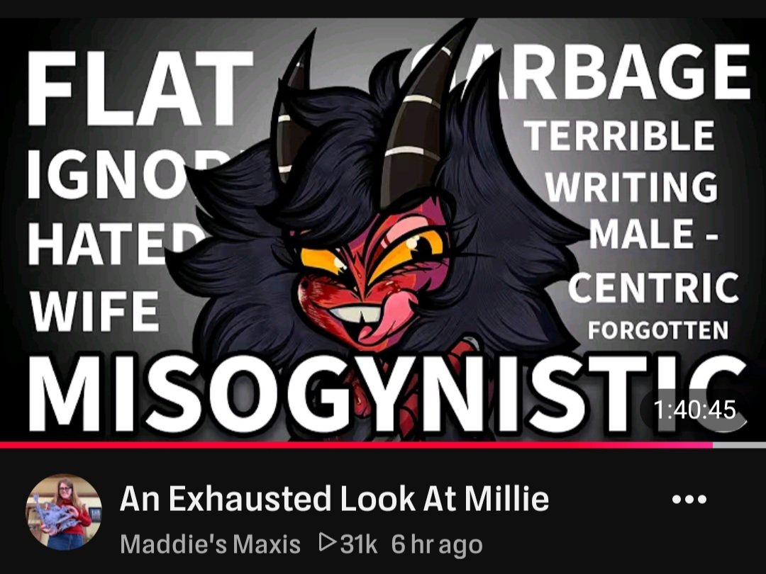 FlurryofStars48's tweet photo. This video essay that talks about how people view Millie's character, her arc and the misogyny within media is so good and everyone needs to watch it right now https://t.co/ZTOxXZ0bIT