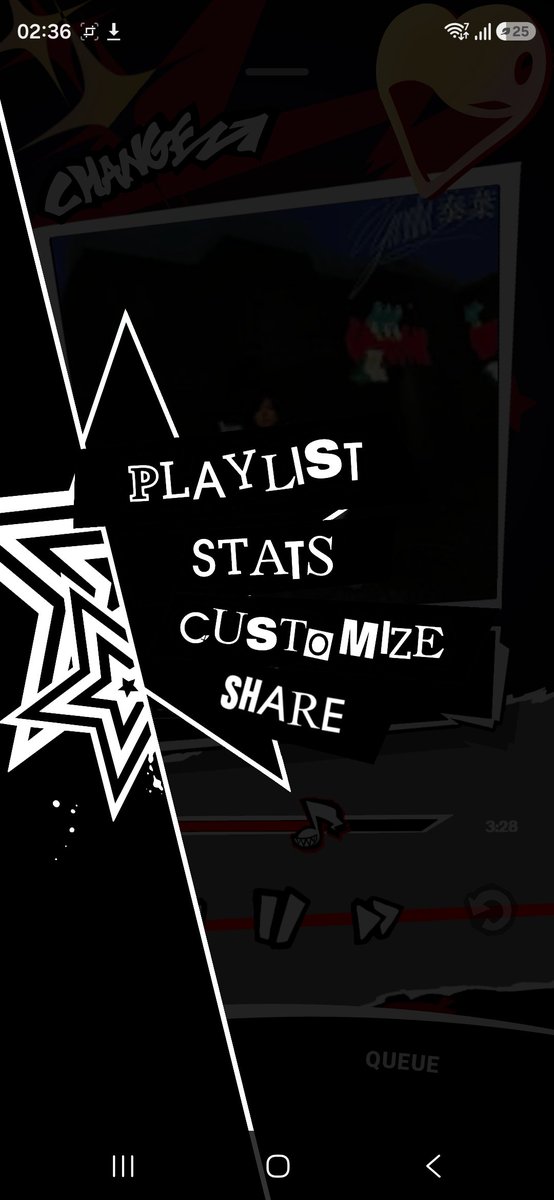 NikaDudi's tweet photo. Very Important Update 2 🎵🟥
- The app can now stream music through YouTube, which means it's no longer limited to local mp3 files!
- bunch of visual upgrades to menus to closer resemble P5
- sfx for buttons, switches, and page transitions
- new animations
- 1/3 🧵 https://t.co/fafzkIo3Js